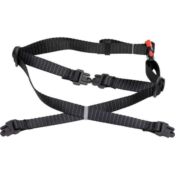 B3186892 Traverse Replacement 4-Point Chin Strap Nylon, Black - One Size