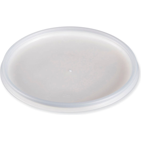 Picture of United Stationers Supply B3181182 Dart Plastic Fits 12-60 oz Foam Cold Cup Lids&#44; Translucent - 100 per Pack - 10 Pack per Case
