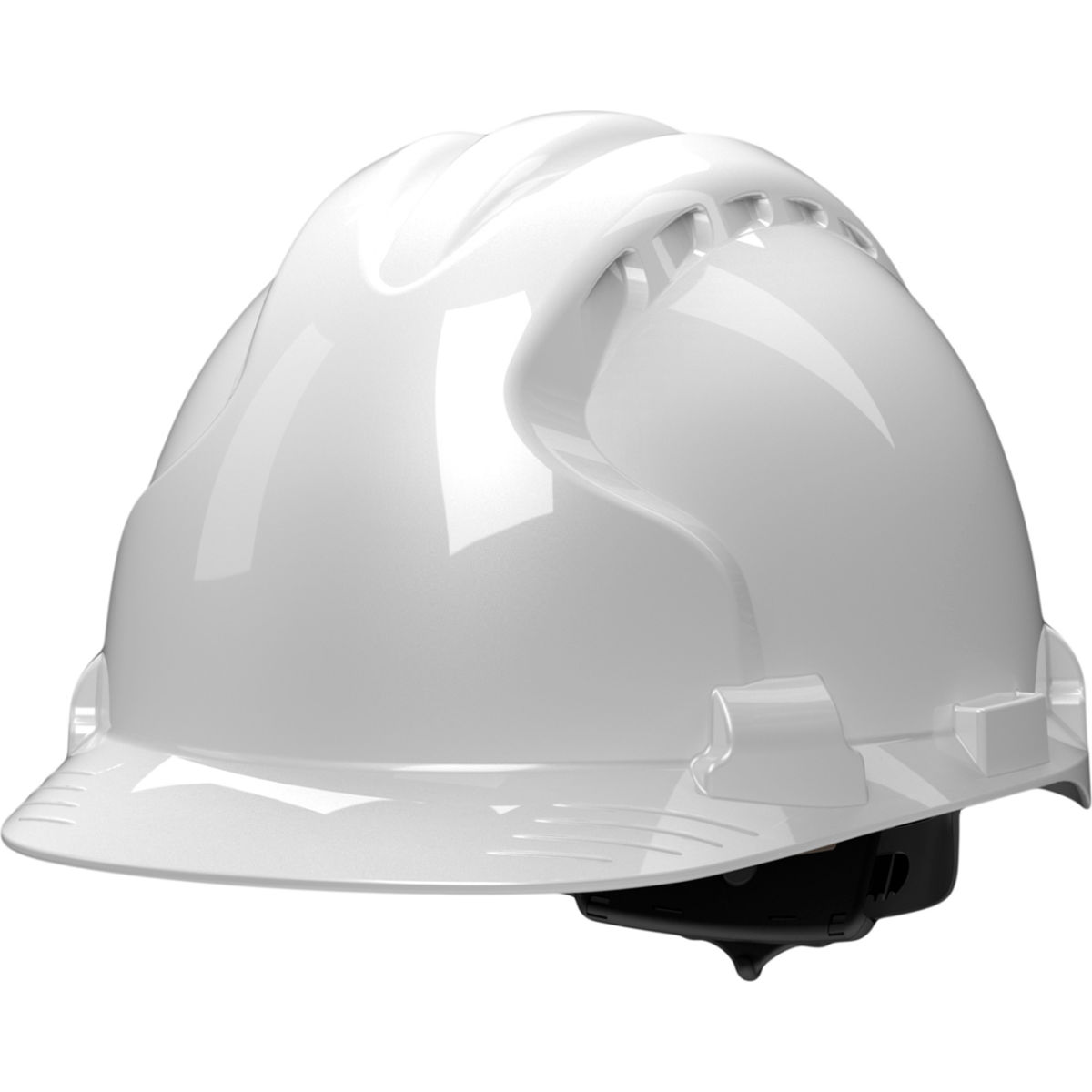 B3113449 MK8 Evolution Type II HDPE Shell EPS Impact Liner Polyester Suspension Hard Hat, White