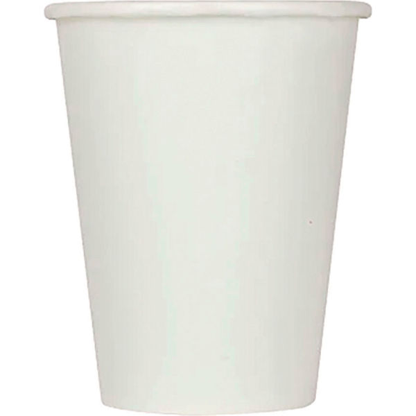 Picture of United Stationers Supply B3181031 Karat Double Poly Paper Cold 9 oz Capacity Cups, White - 1000 per Case
