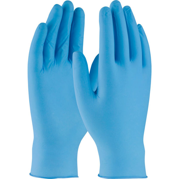 Ambi-Dex Nitrile Powder-Free Gloves - Textured Blue - 2XL - 100 per Box - Industrial Grade