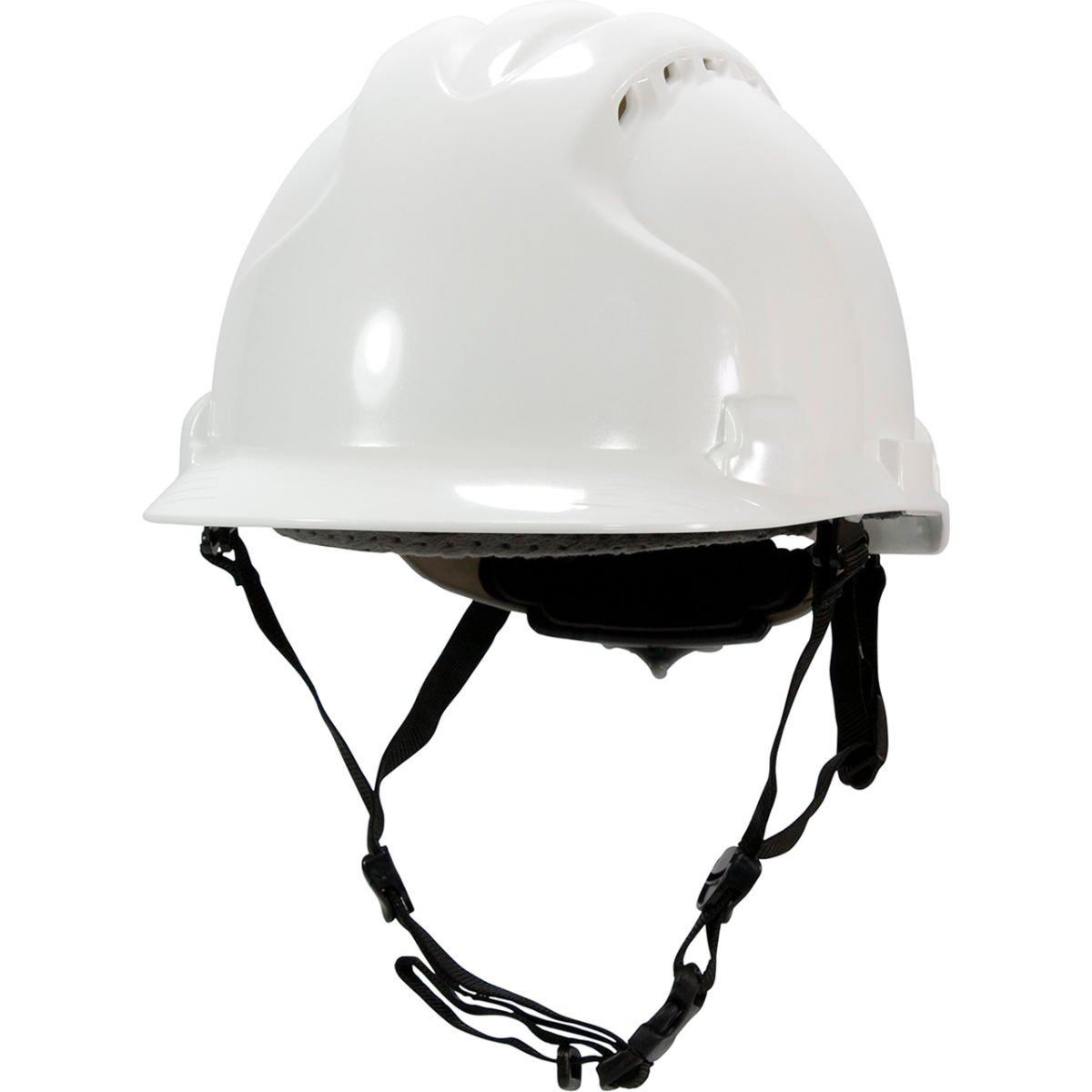 B3113496 Mk8 Evolution Linesman HDPE Shell Type II EPS Impact Liner Polyester Suspension Hard Hat, White