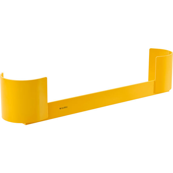 Picture of Global Industrial 670854 Double End Pallet Rack Protector&#44; Yellow - 42 x 0.375 in. Thick