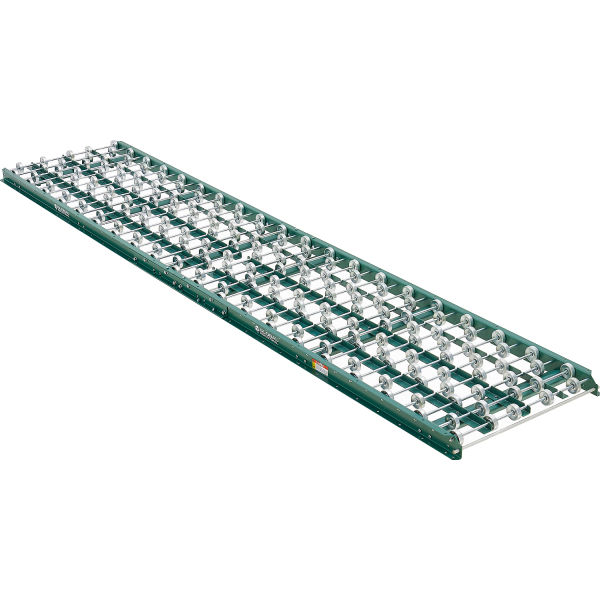 Picture of Global Industrial 293294 10 ft. Steel 350 lbs Cap 12 WPF 24 Gravity Skate Wheel Conveyor
