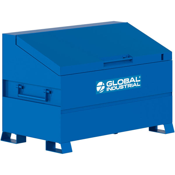 Picture of Global Industrial 133816 41 cu. ft. Jobsite Slope Lid Chest Steel&#44; Blue