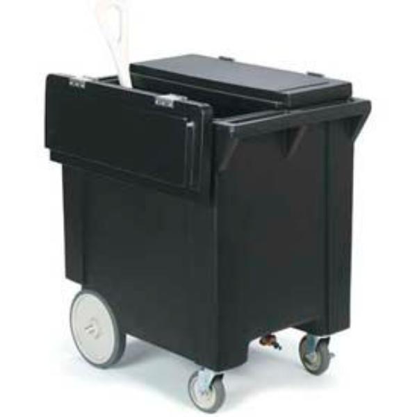 B632503 IC222003 Cateraide 200 lbs Ice Caddy, Black