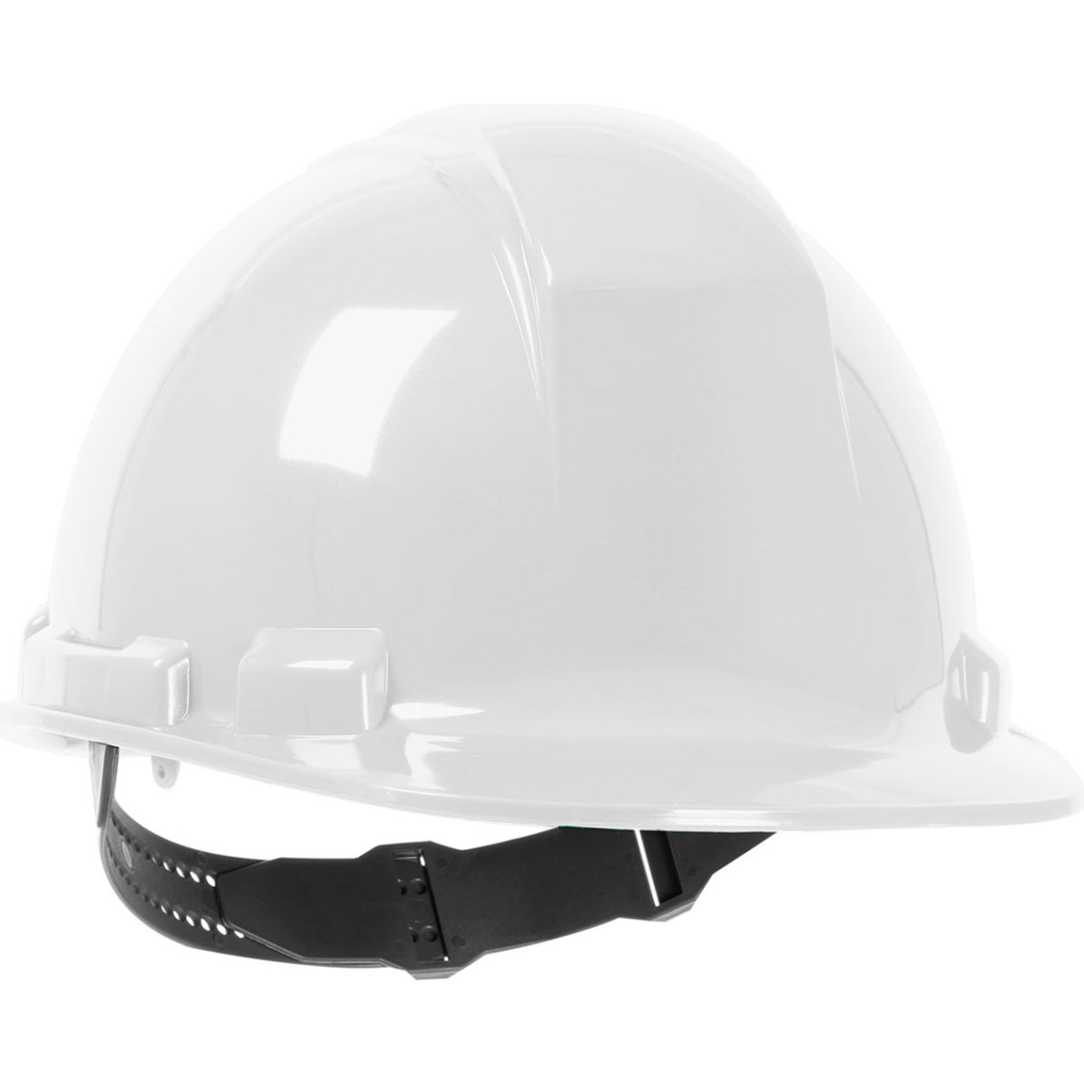 B3113397 Whistler Cap Style HDPE Shell 4-Point Textile Suspension & Pin-Lock Adjustment Hard Hat, White