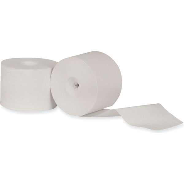 Picture of United Stationers Supply B3179762 Tork Coreless High Capacity 2-Ply Bath Tissue&#44; White - 4 x 3.687 in. - 750 Sheets per Roll - 12 Rolls