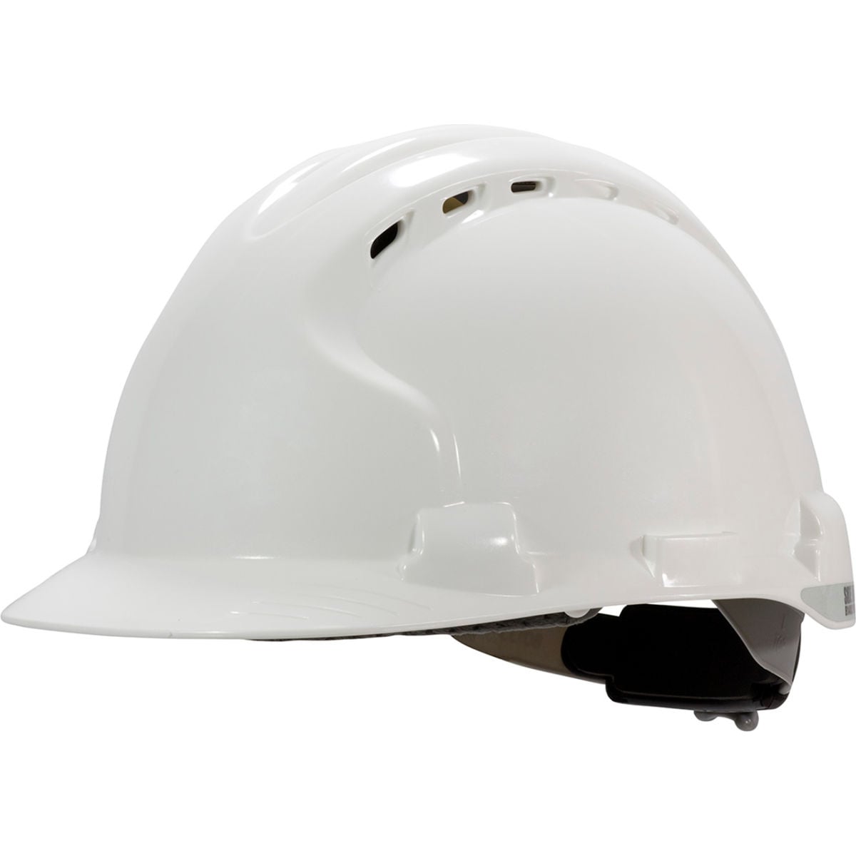 B3113674 Mk8 Evolution HDPE Shell Vented Type II EPS Impact Liner Polyester Suspension Hard Hat, White