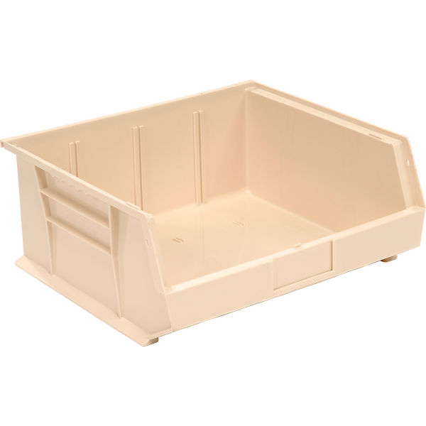 Picture of Global Industrial SB16147BG Plastic Hang & Stack Bin&#44; Beige - 14.75 x 16.75 x 7 in.