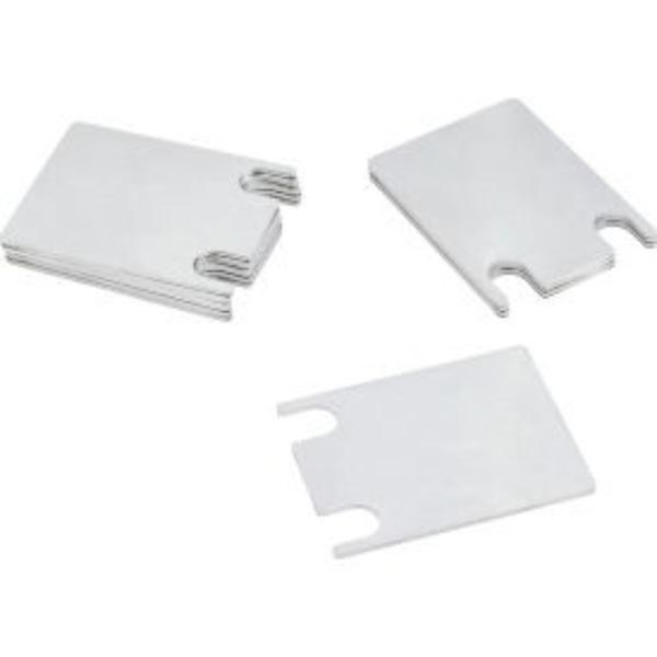 Global Industrial 413359 4.25 x 3.25 in. Pallet Rack Shims, Galvanized - 10 per Pack
