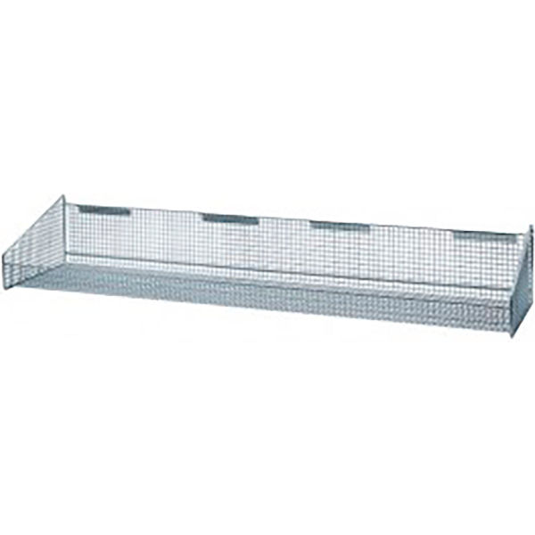 B3149277 Partition Wall Hanging Basket, Chrome - 17.875 x 48 x 7.5 in.
