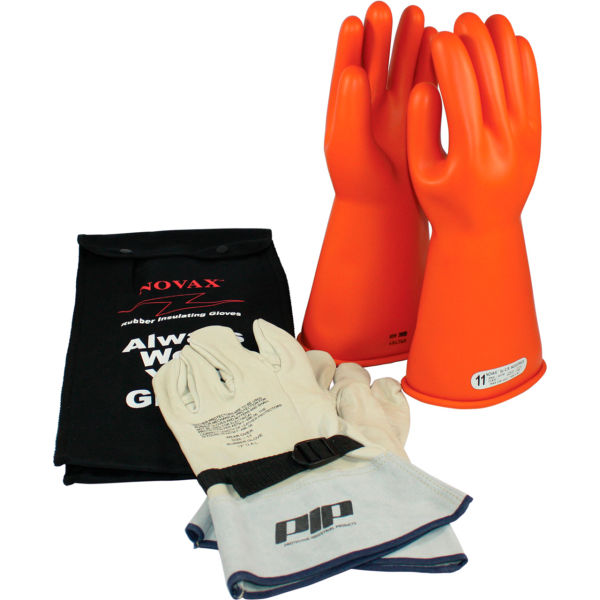 B676572 ESP Kit ESP Cow Protector Class 1 Gloves, Orange - Size 9 - Set of 2
