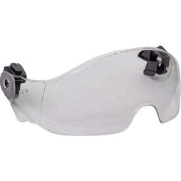 B3186191 Traverse Eye Shield with Quick Release System Safety Helmet, Clear - One Size