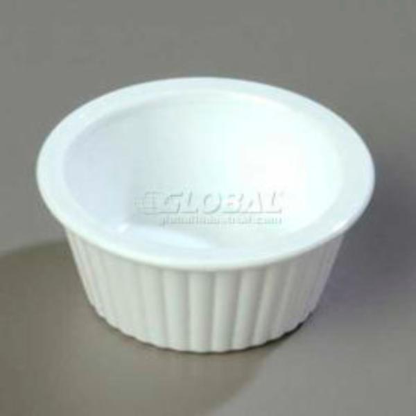 Picture of Carlisle Sanitary Maintenance B0624679 1 oz 84302 Fluted Ramekin, White