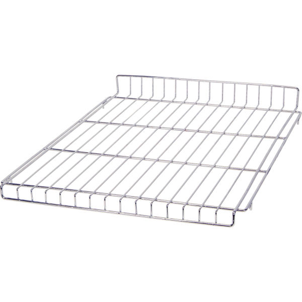 B3149440 Partition Store Top Shelf, Chrome - 22 x 18 x 4 in.