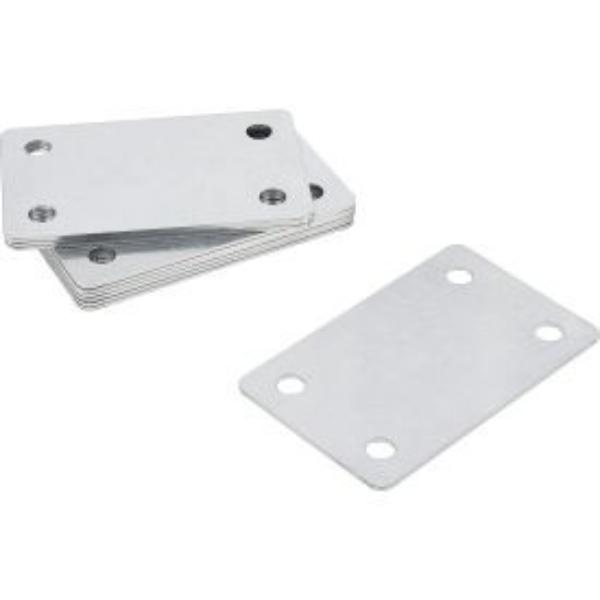 Picture of Global Industrial 413360 5 x 8 in. Pallet Rack Shims&#44; Gray - 10 per Pack
