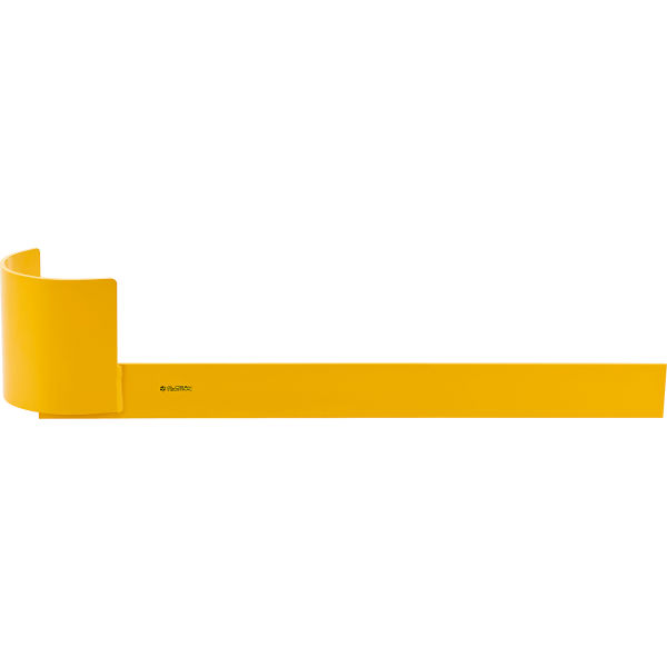 Picture of Global Industrial 670856 Left Side Pallet Rack End Protector&#44; Yellow - 36 x 0.375 in. Thick