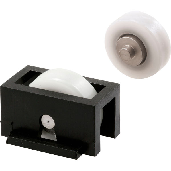 G3174 Sliding Window Roller - Black - 0.75 in. - Durable Plastic with Steel Bearings