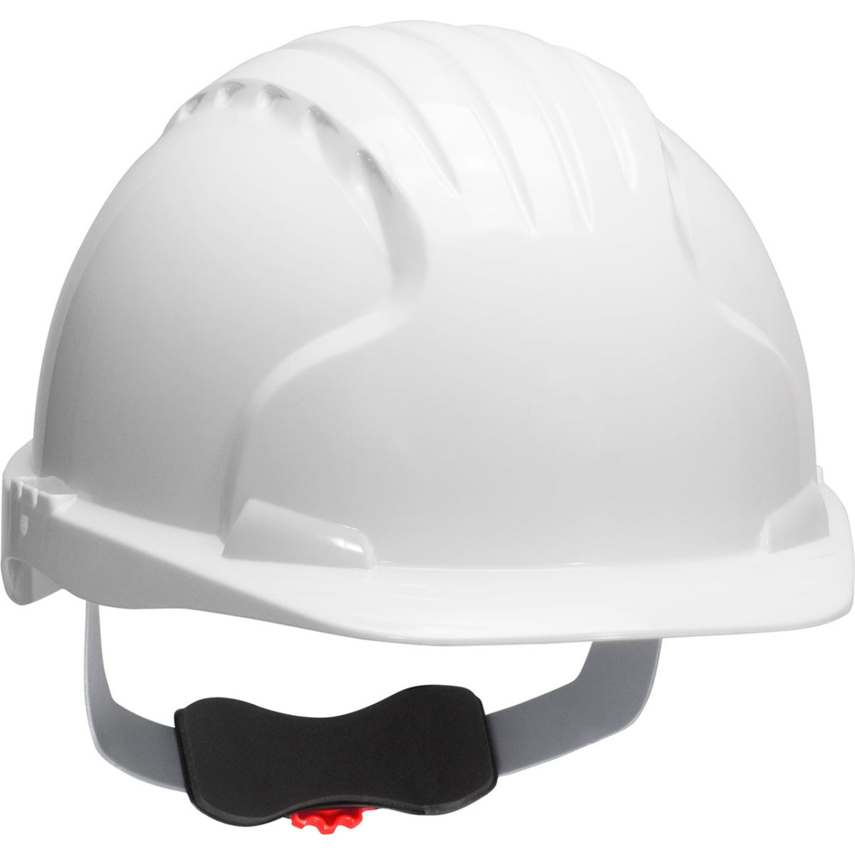 B3113621 Evolution Deluxe 6151 Cap Style HDPE Shell 6-Point Polyester Suspension Ratchet Adjustment Hard Hat, White