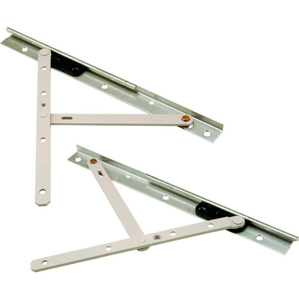 Prime-Line Products B2234389 Truth Hardware TH 23088 Concealed Casement Window Hinges, Silver - Set of 2
