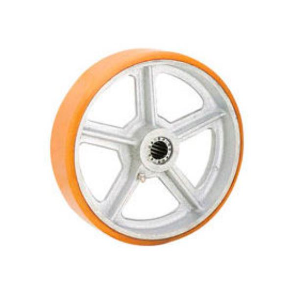 Picture of Global Industrial 748729C 6 x 2 in. Axle Polyurethane Wheel - 0.625 in.