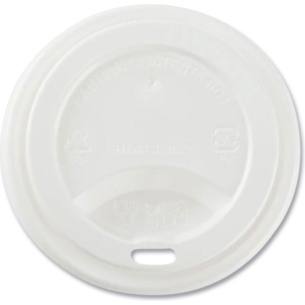 Picture of United Stationers Supply B3181119 Karat Hot Sipper Fits 8 oz Paper Cups Lids&#44; White - 1000 per Case