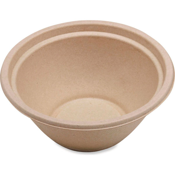 Picture of United Stationers Supply B3181361 World Centric Fiber Bowls&#44; Natural - 32 oz Capacity - 7.375 x 3.187 in. - 500 per Case