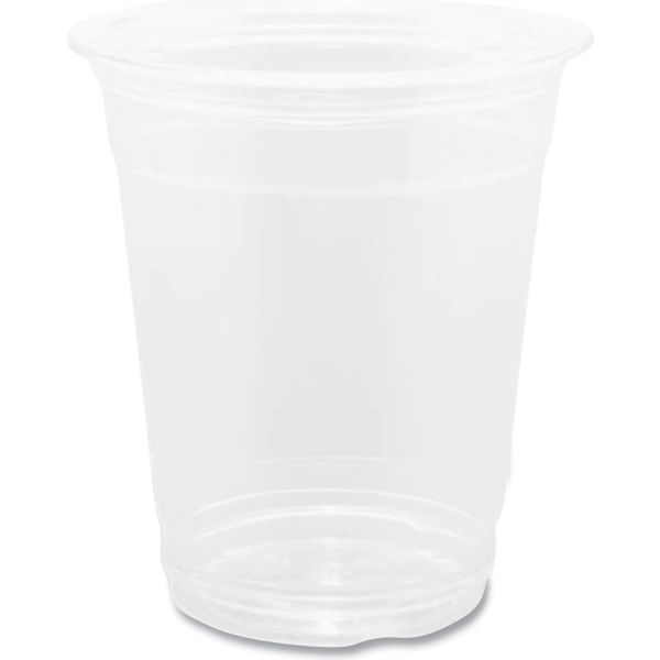 Picture of United Stationers Supply B3180948 Karat PET 12 oz Capacity 92 mm Rim Plastic Cups, Clear - 1000 per Case