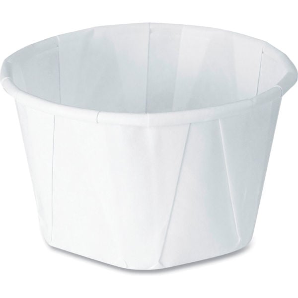 Picture of United Stationers Supply B3181060 SOLO Paper Portion 3.25 oz Capacity Cups, White - Pack of 5000