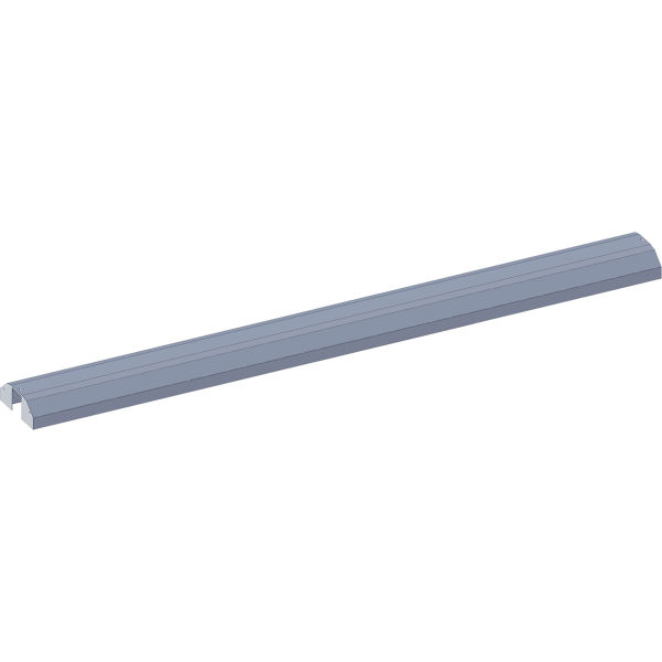 B3149156 60 Overhead Track, Chrome Finish