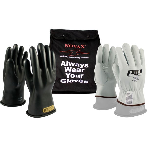 Protective Industrial Products Class 00 Electrical Gloves and Glove Bag Safety Kit Size 8 - 150-SK-00/8-KIT