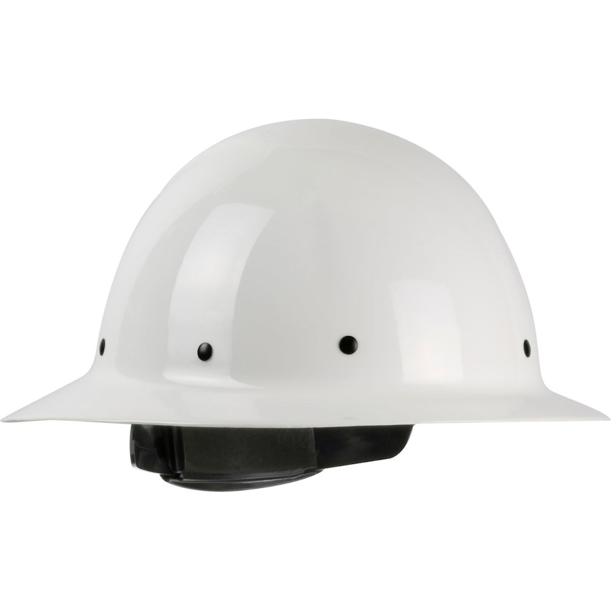 Protective Industrial Products Dynamic Wolfjaw Hard Hat White Full Brim Smooth Dome - 280-HP1481R-01