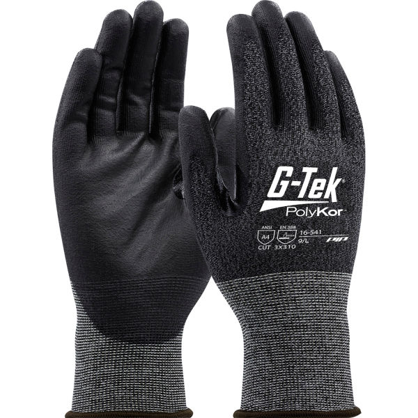Protective Industrial Products G-Tek Paradox A4 PU Cut Resistant Gloves 12 Pair Size Large - 16-541/L