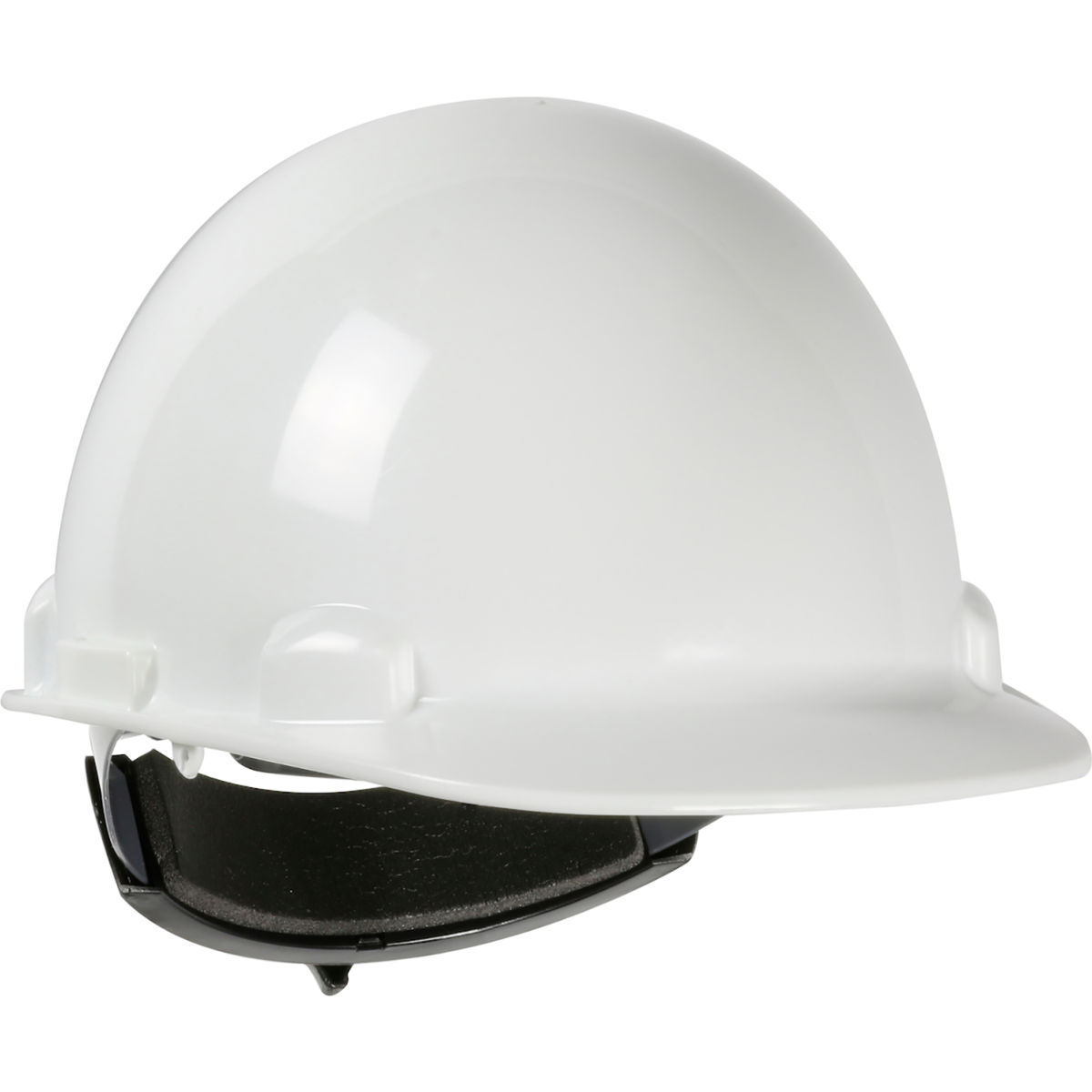 B3113694 Dynamic Dom Cap Style Dome HDPE Shell 6-Point Suspension Ratchet Adjustment Hard Hat, White