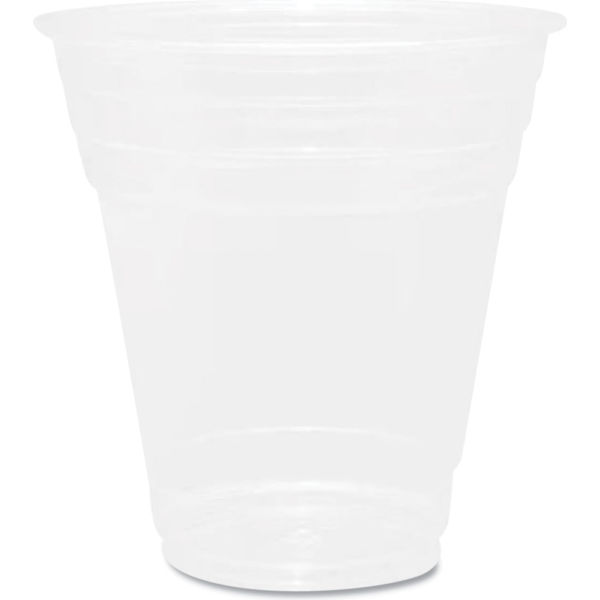 Picture of United Stationers Supply B3180949 Karat PET 12 oz Capacity 98 mm Plastic Cups, Clear - 1000 per Case