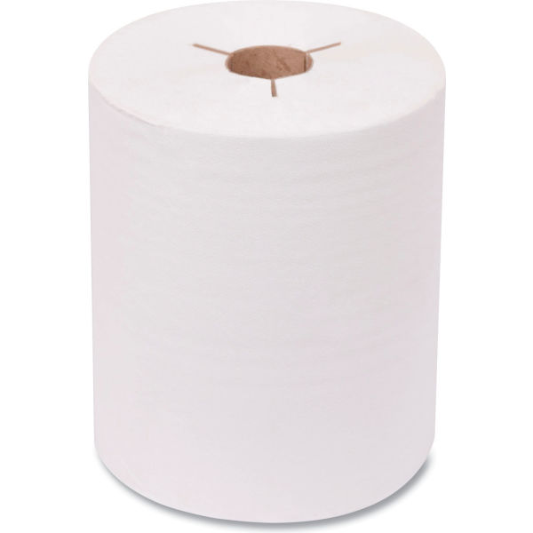 Advanced Roll Hand Towels - White - 8in. x 450in. - Pack of 6 Rolls - Highly Absorbent