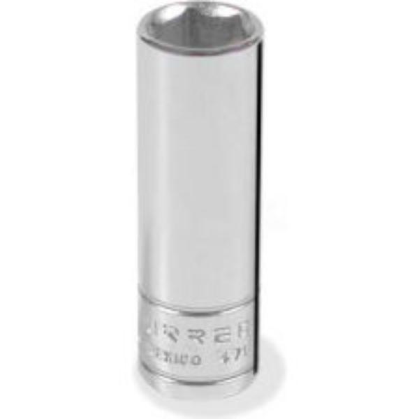 B994018 4710L 0.25 in. Drive 0.312 in. Socket 2 in. Long 6 Point SAE Deep Socket, Silver