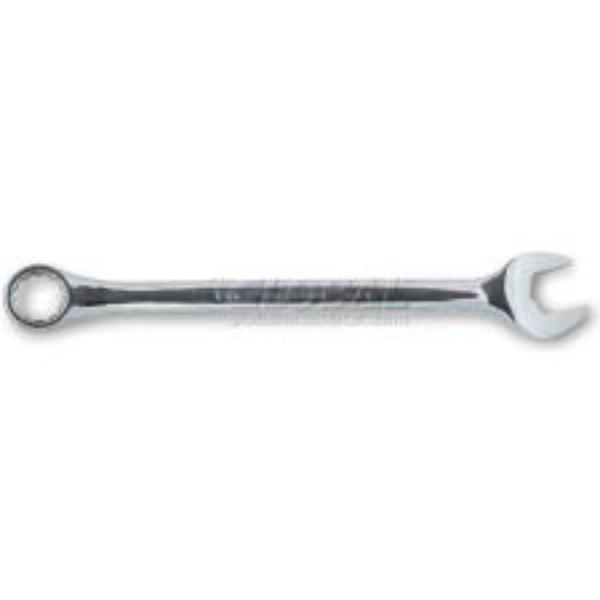 B992867 0.625 in. 1220 12-Point Full Polish Chrome Combination Wrench, Silver