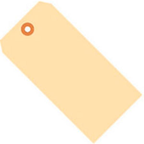 B95044 13 Point Manila Shipping Tags, Tan - No.4 - 4.25 x 2.125 in. - 1000 per Pack