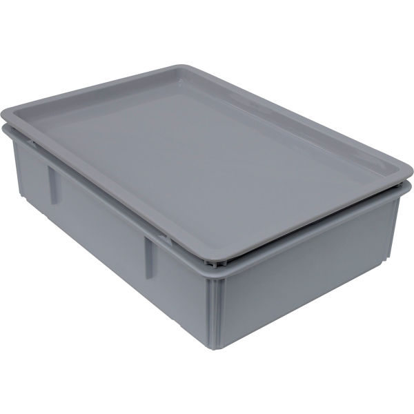 Picture of Quantum Storage Systems B3149373 Polypropylene All Purpose Utility Tub Stackable&#44; Gray - 26 x 18 x 6 in.