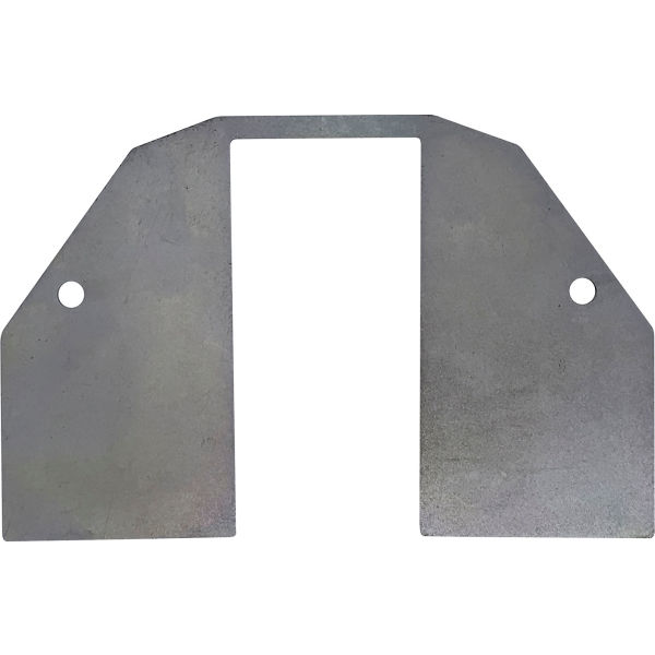 Picture of Quantum Storage Systems B3149130 Track End Plates with Hardware&#44; Silver - Pack of 4