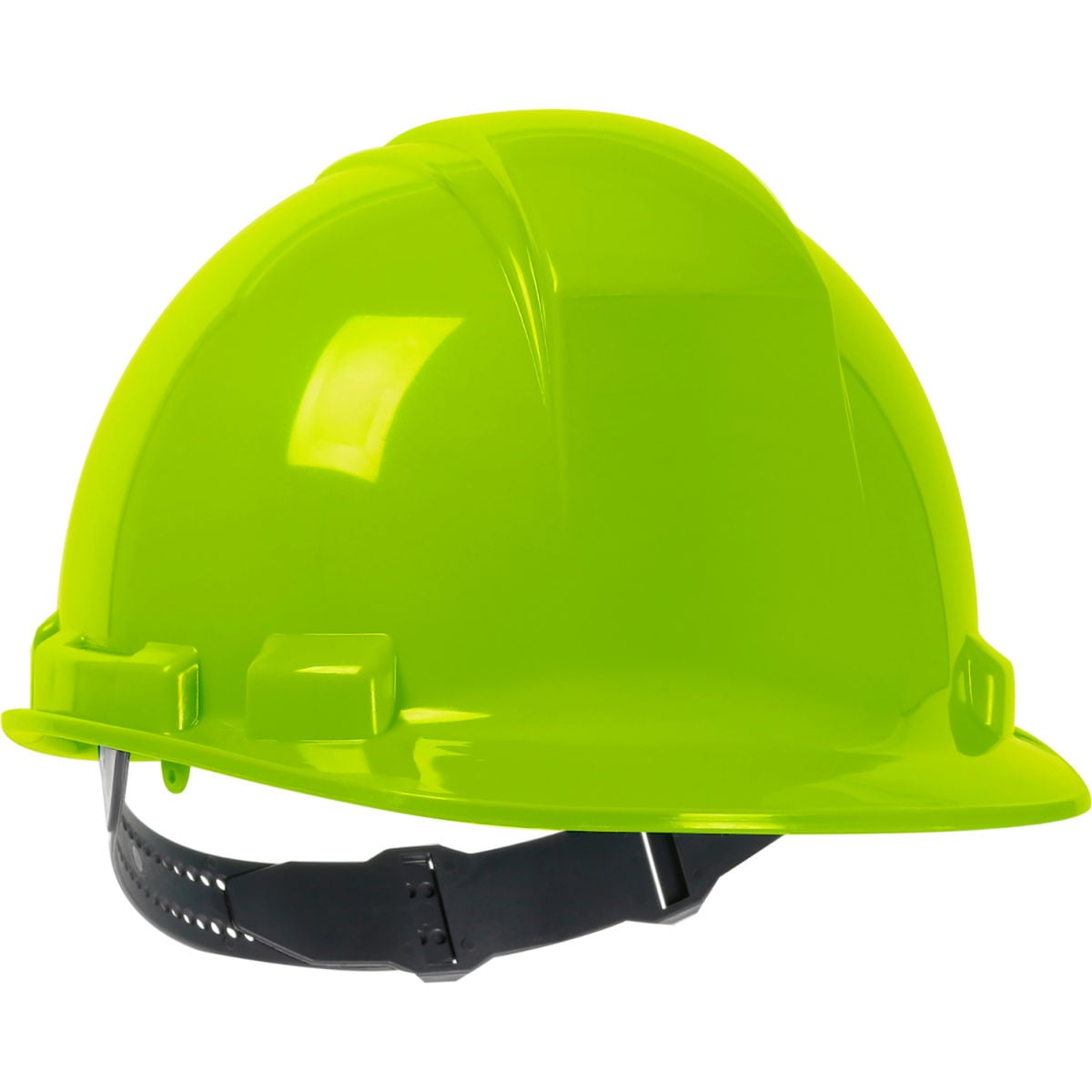 B3113422 Whistler Cap Style HDPE Shell 4 Point Textile Suspension Pin-Lock High-Visibility Adjustment Hard Hat, Yellow