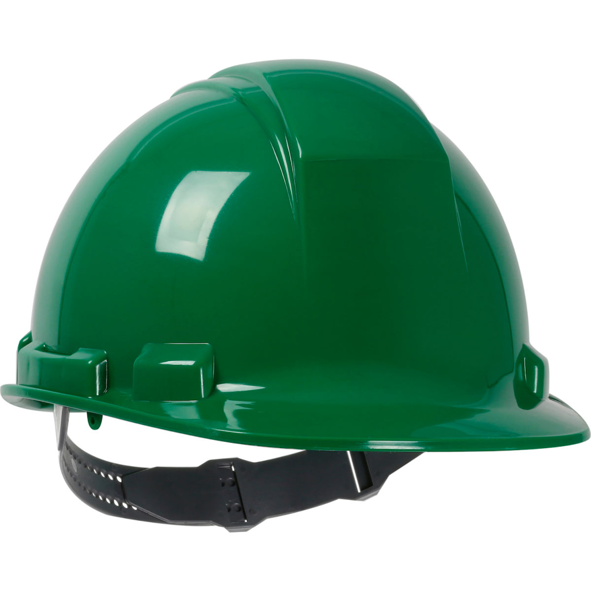 B3113641 Whistler Cap Style HDPE Shell 4-Point Textile Suspension & Pin-Lock Adjustment Hard Hat, Green