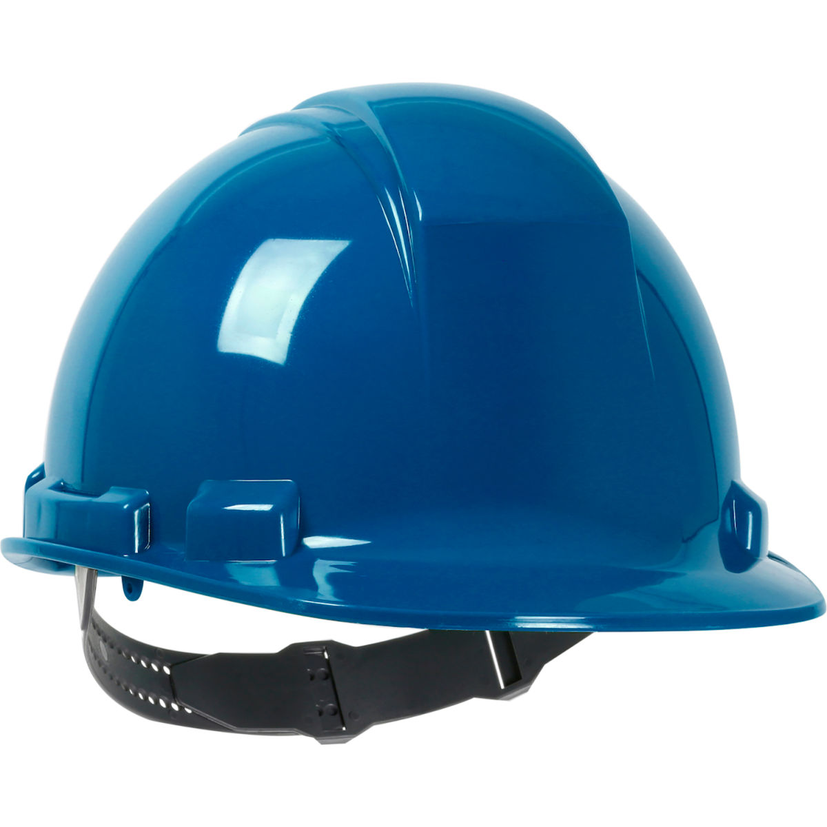 B3113642 Whistler Cap Style HDPE Shell 4-Point Textile Suspension & Pin-Lock Adjustment Hard Hat, Royal