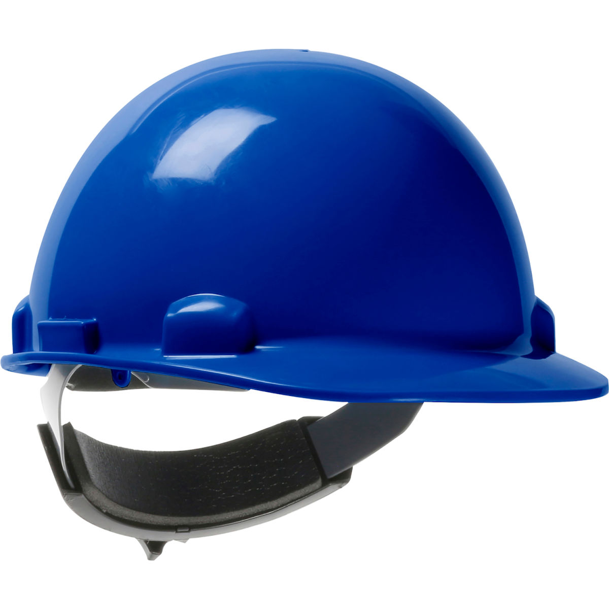 B3113672 Dynamic Dom Cap Style Dome HDPE Shell 6-Point Suspension Ratchet Adjustment Hard Hat, Royal