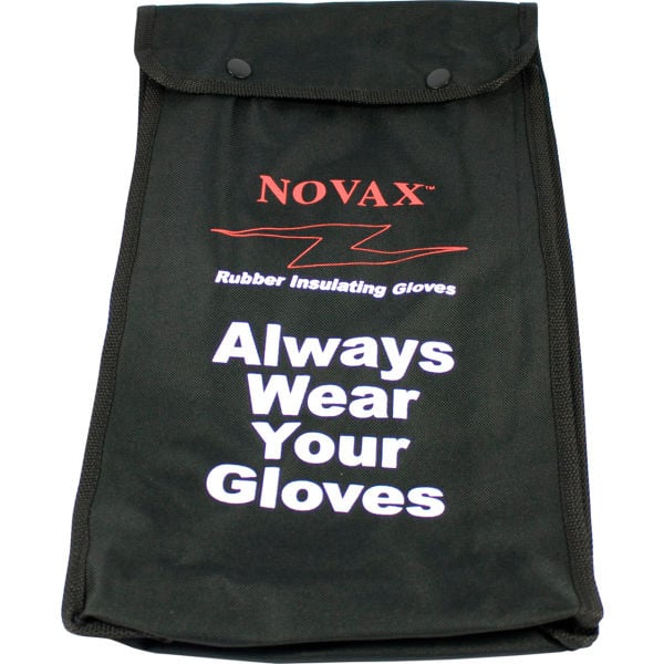 B676697 Protective Bag for Novax Rubber Insulating 14 in. L Gloves, Black - One Size