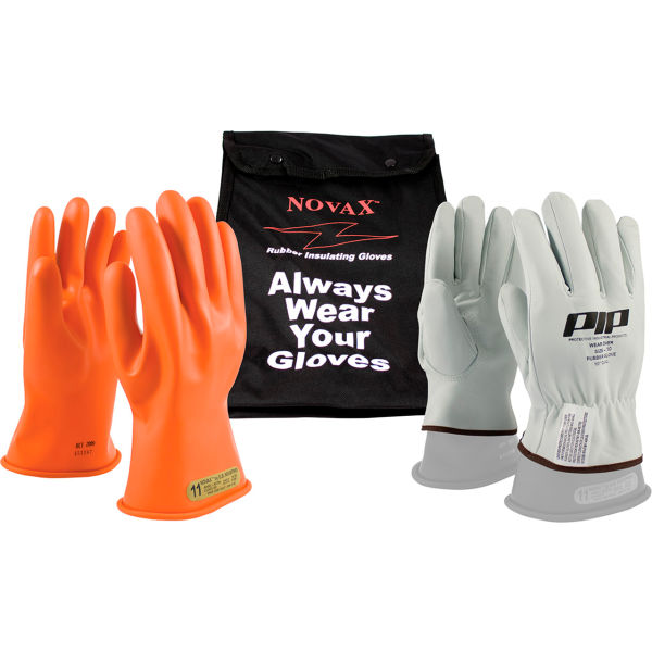Picture of PIP Industries B677045 ESP Kit ESP Goat Protector Class 00 Gloves&#44; Orange - Size 10 - Set of 2