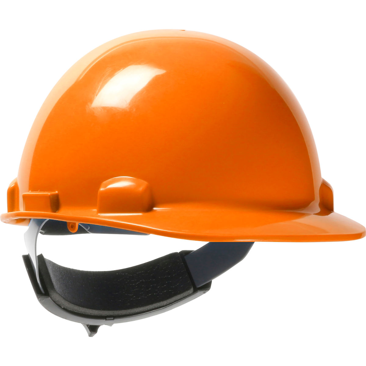B3113728 Dynamic Dom Cap Style Dome HDPE Shell 6-Point Suspension Ratchet Adjustment Hard Hat, Orange