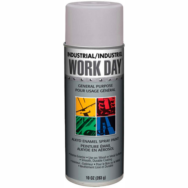 Picture of Krylon B37396 Industrial Work Day Enamel Paint&#44; Gray - A04418007